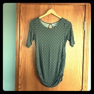 B & W Maternity Blouse
